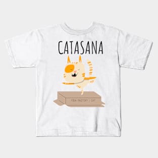 Catasana. Yoga Mastery : Cat Kids T-Shirt